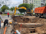 Тепло для 13 тысяч человек: в Дмитрове меняют важную магистраль на Пушкинской